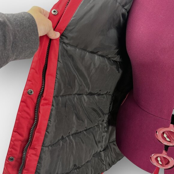 Mountain Ridge Mens 3XLT Red Winter Parka Faux Fur Hood - Picture 13 of 16